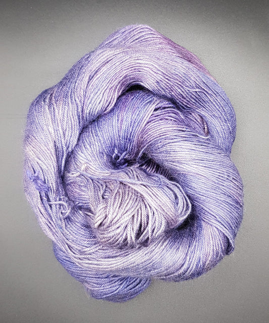 100G 'A' Grade Pure Mulberry Silk/Camel 4 Ply- "Logwood"  Hand Dyed