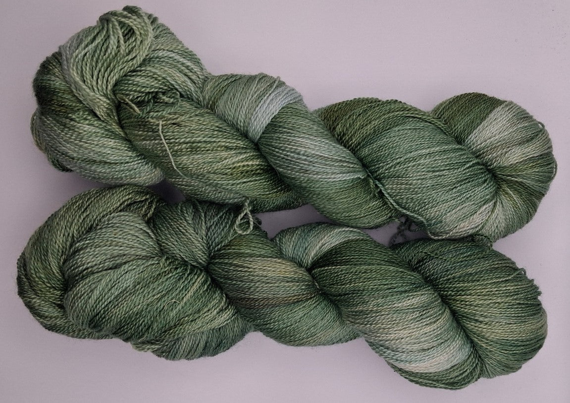 "Constable" - 100G Merino/Silk hand dyed Lace weight Yarn