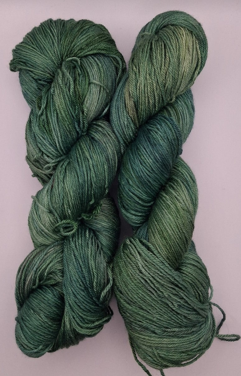 "Cypress" - 100G Merino/Silk hand dyed Yarn 4 Ply