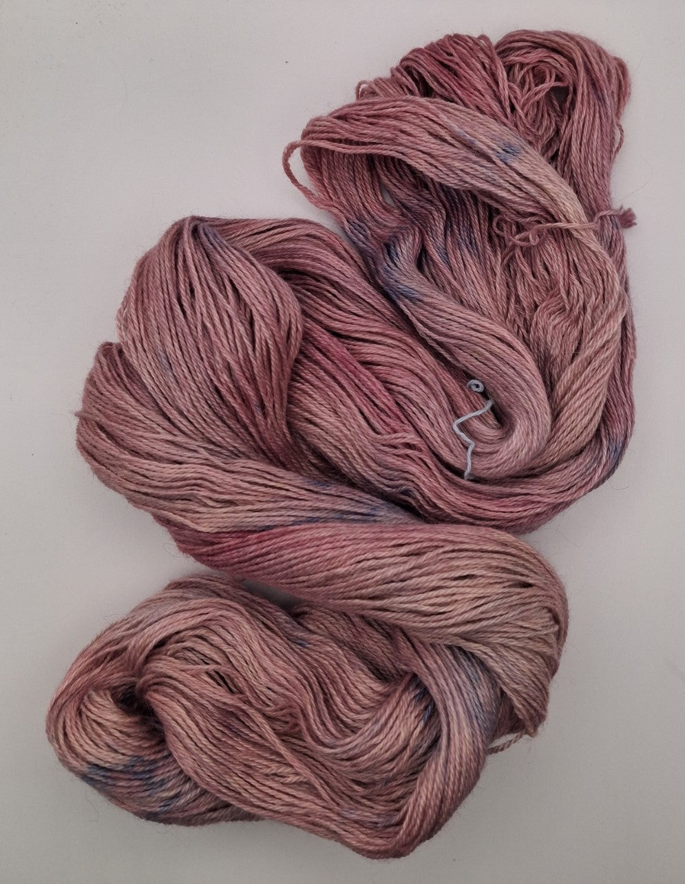 "China Rose" 4 ply hand dyed yarn 100G Alpaca/Silk/ Cashmere