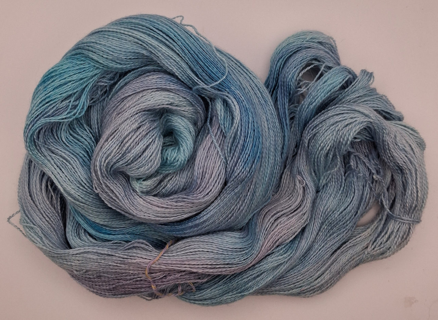 "Euphoria" 100G Alpaca/Silk/ Cashmere hand dyed Lace Weight Yarn