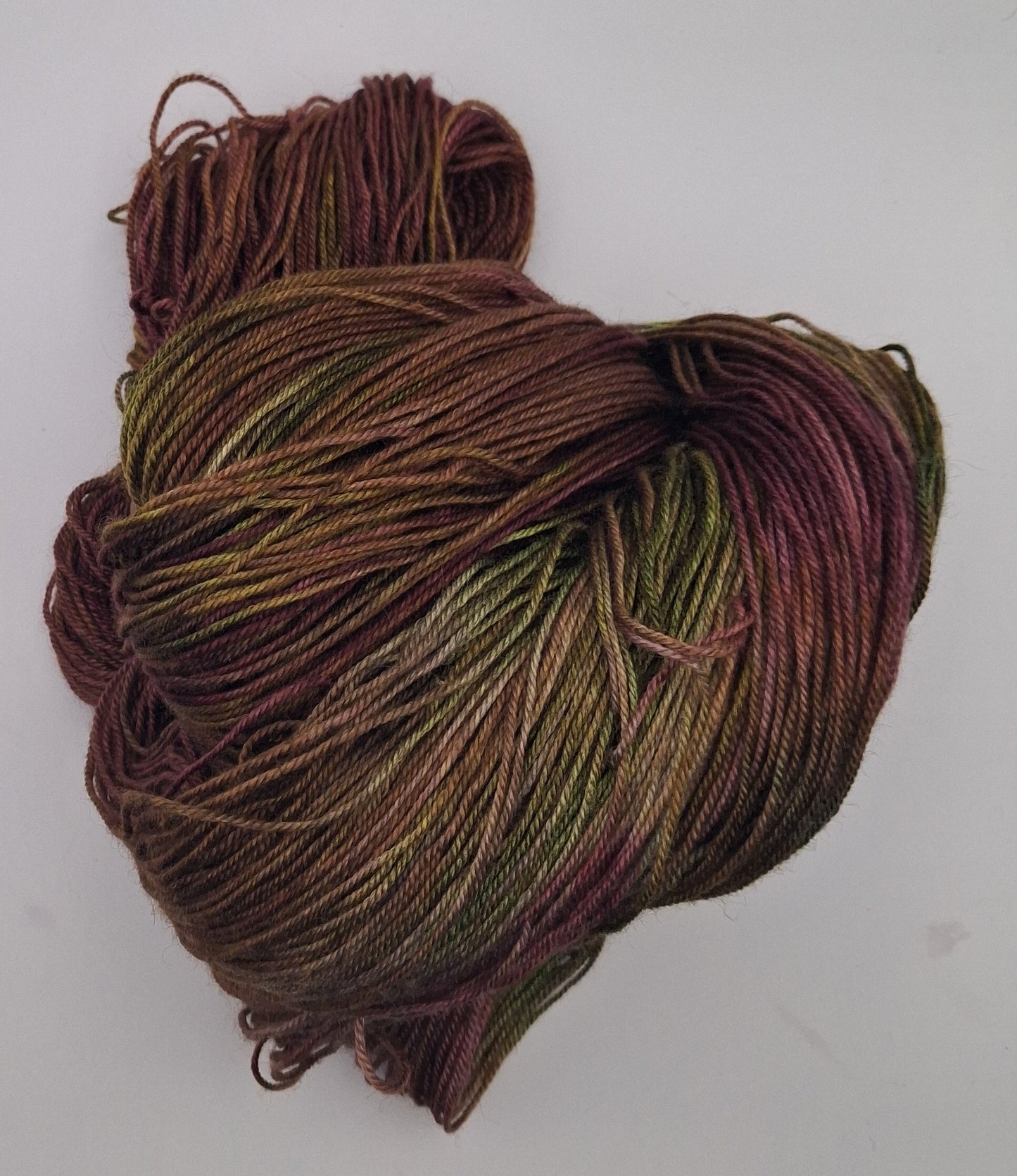 "Woodland Walk" - 4 ply - 100G Merino/Silk/Yak hand dyed luxury Yarn
