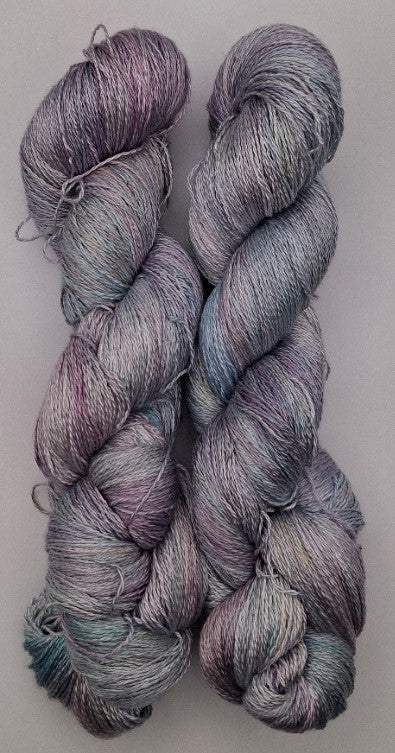 "Rosella silk" Hand Dyed Lace weight 100G 'A' Grade Pure Mulberry Silk
