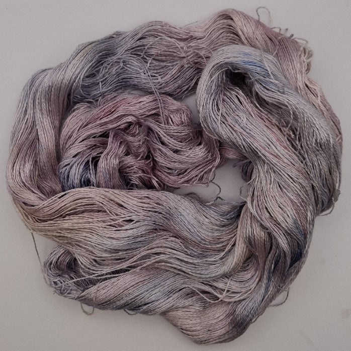 "Paua" Hand Dyed Lace weight 100G 'A' Grade Pure Mulberry Silk