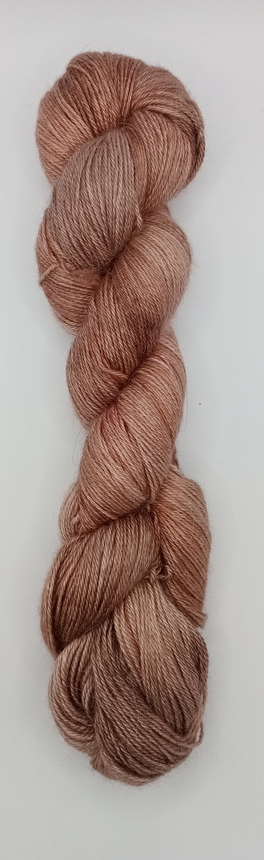 "Totara" 4 ply  hand dyed 100G Alpaca/Silk/   Cashmere Yarn
