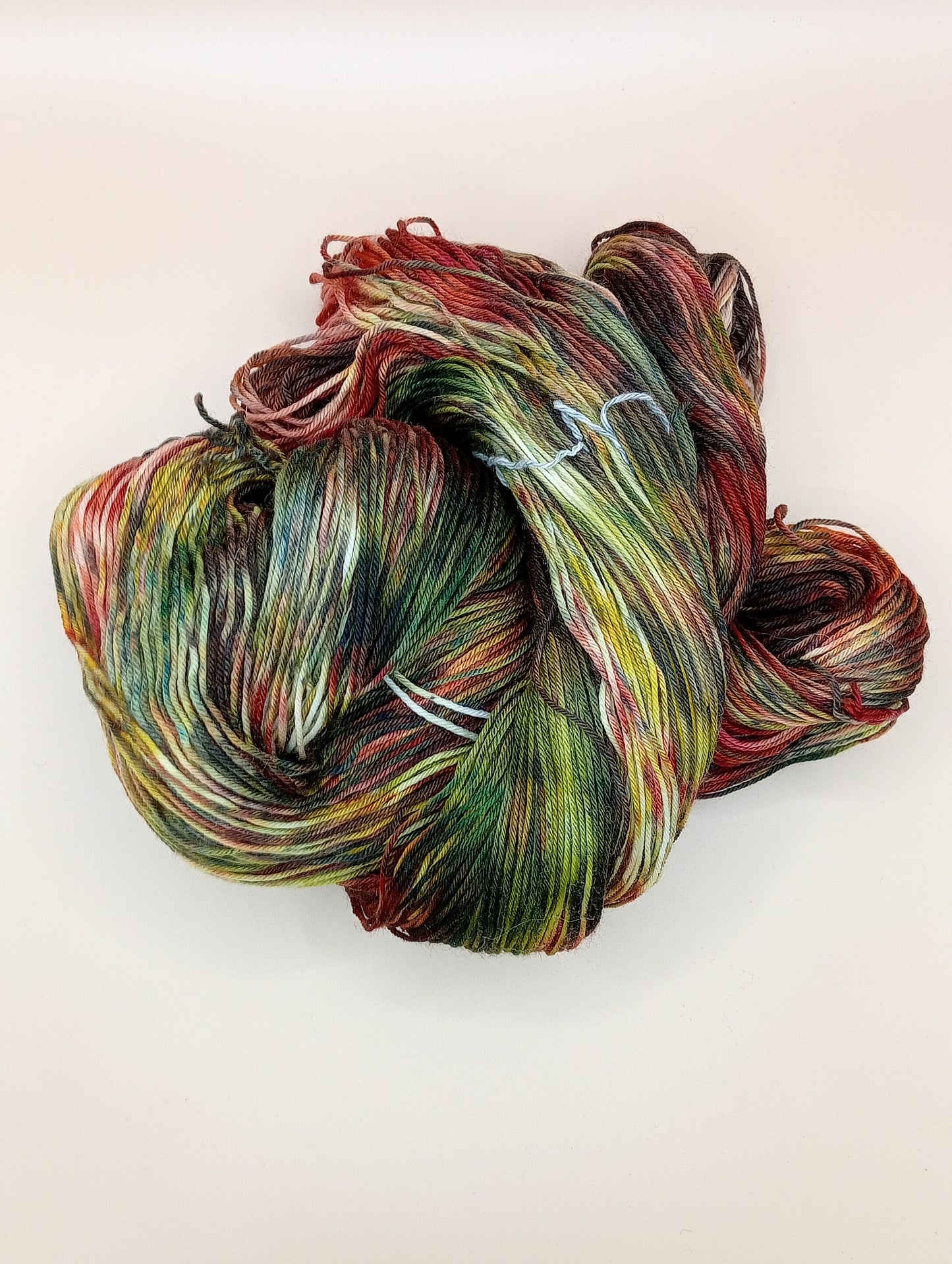 100G hand dyed Merino/Nylon luxury sock yarn - "Rustic Retreat"