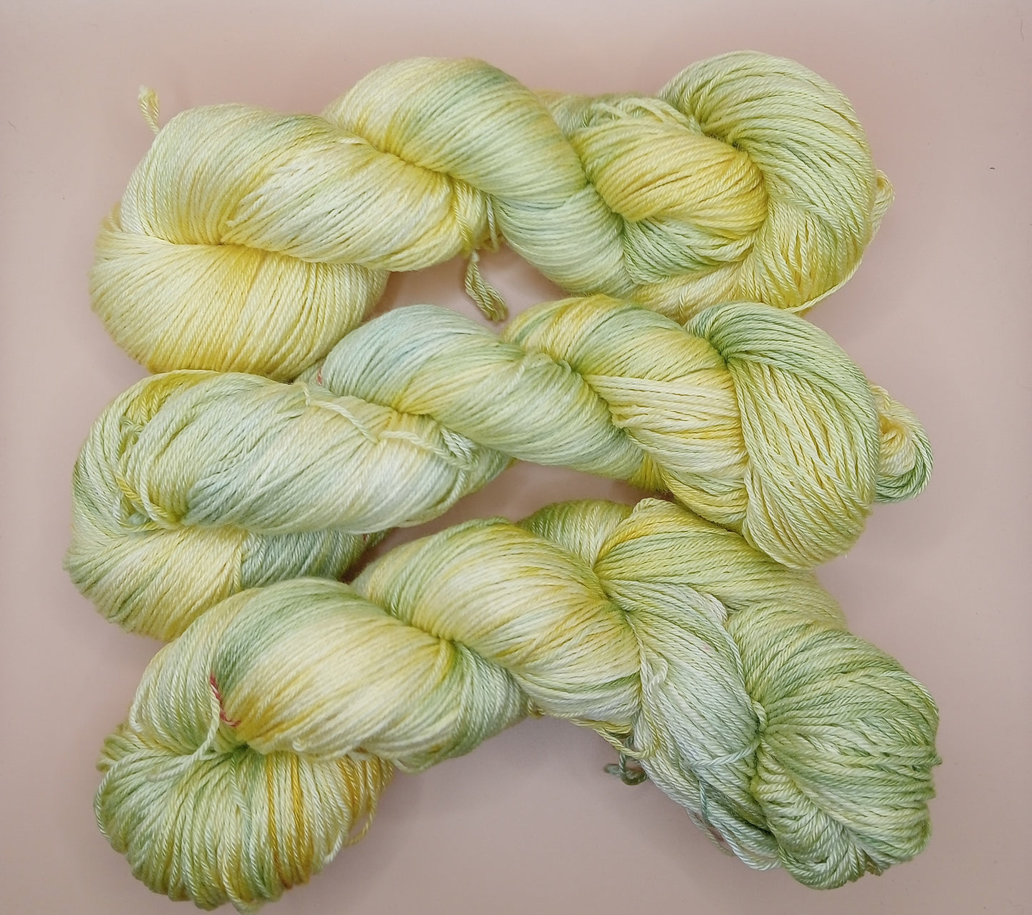 100G Merino/Silk hand dyed luxury Yarn 4 Ply- "Kakapo"