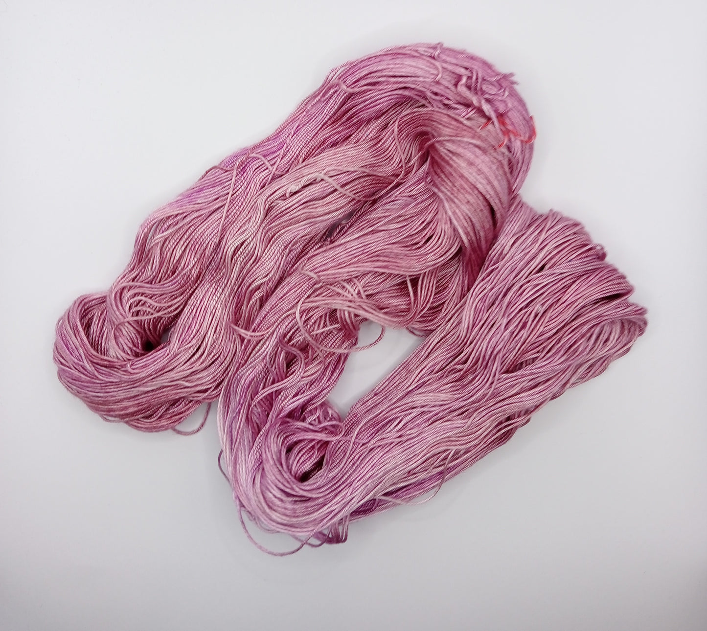 100G 'A' Grade Pure Mulberry Silk 4 Ply- "Pinks" Hand dyed