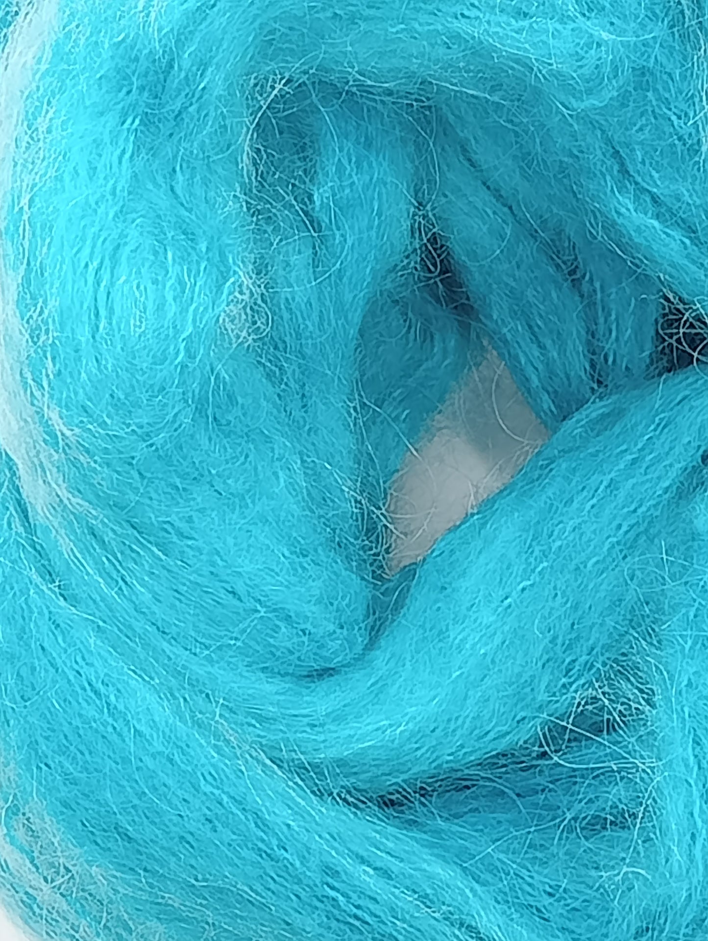 "Turquoise" - Baby Suri Alpaca/Mulberry Silk