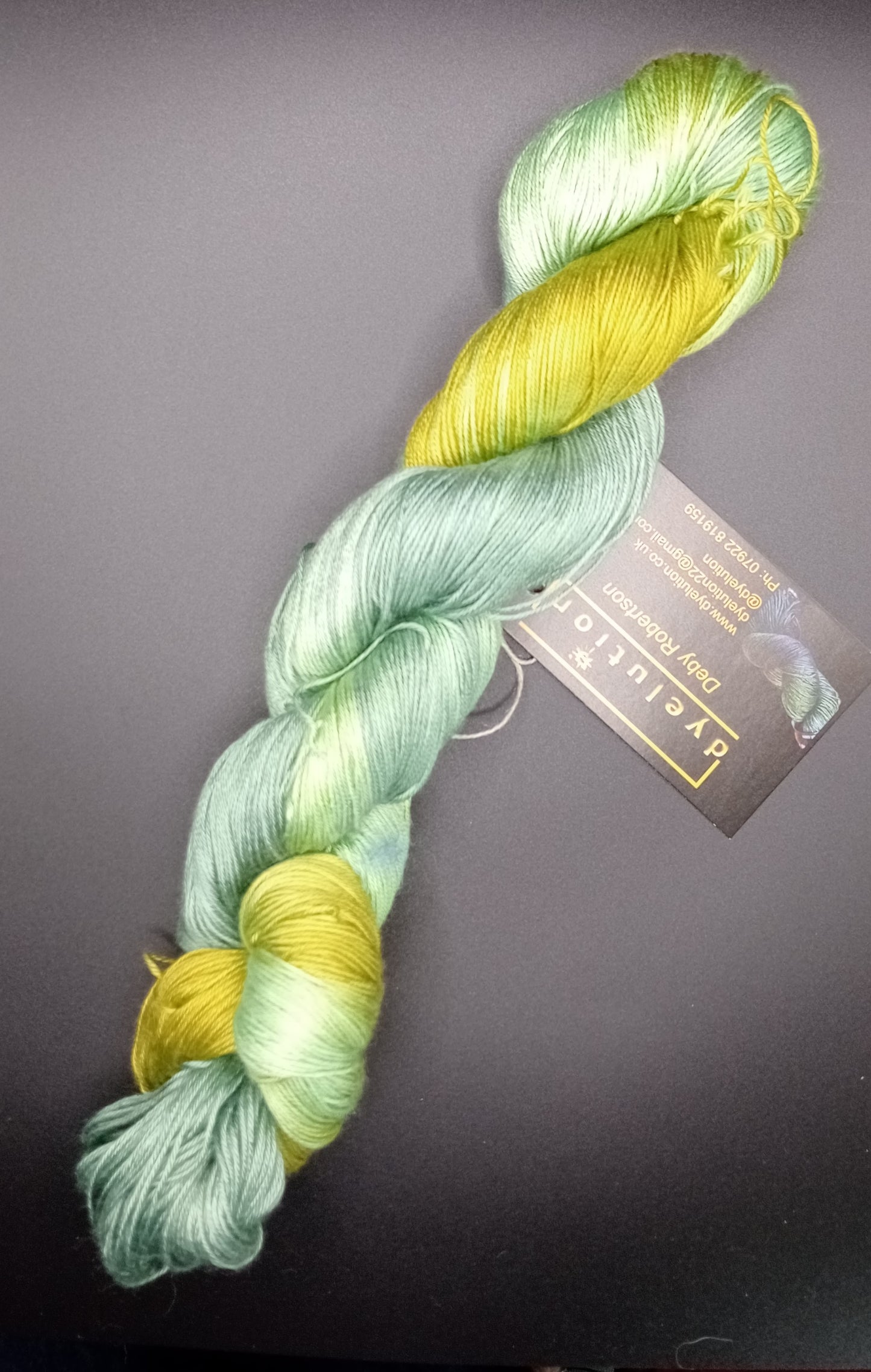 "Variegated Greens" recycled cotton 4 Ply 100g (Copy)