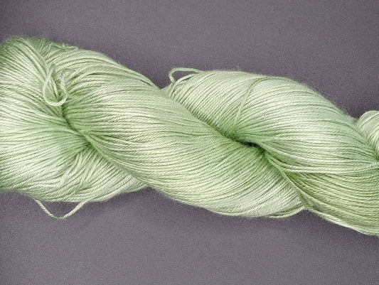"Pale Greens" recycled cotton 4 Ply 100g