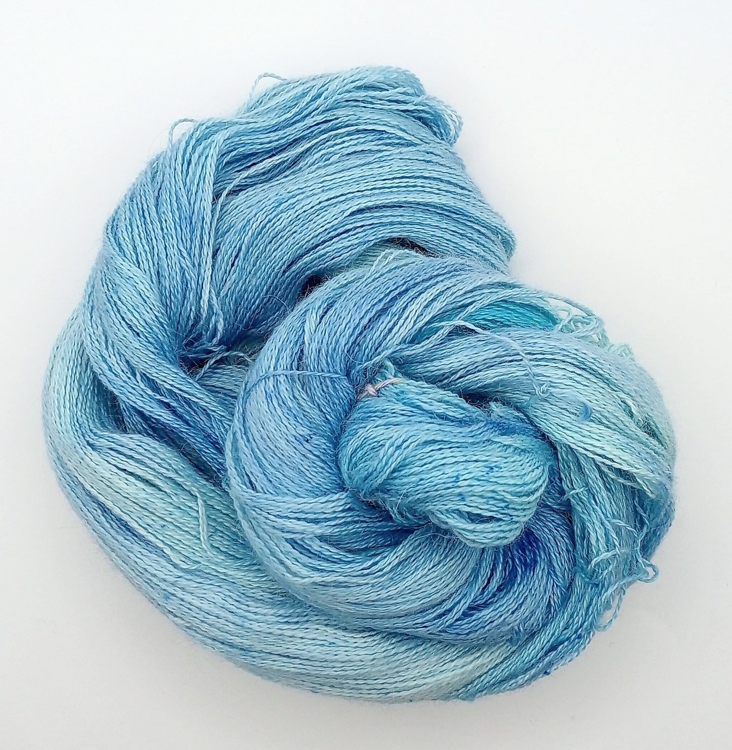 "Euphoria" 100G Alpaca/Silk/   Cashmere hand dyed Lace Weight Yarn