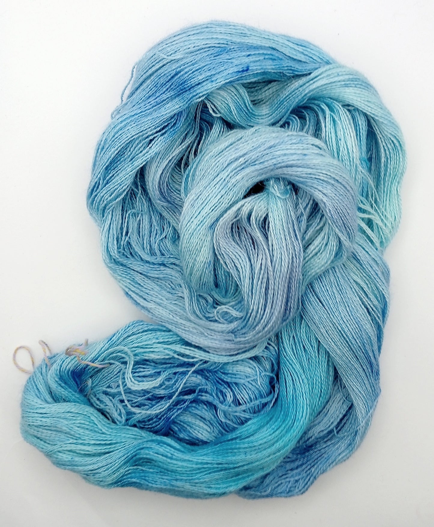 "Euphoria" 100G Alpaca/Silk/   Cashmere hand dyed Lace Weight Yarn