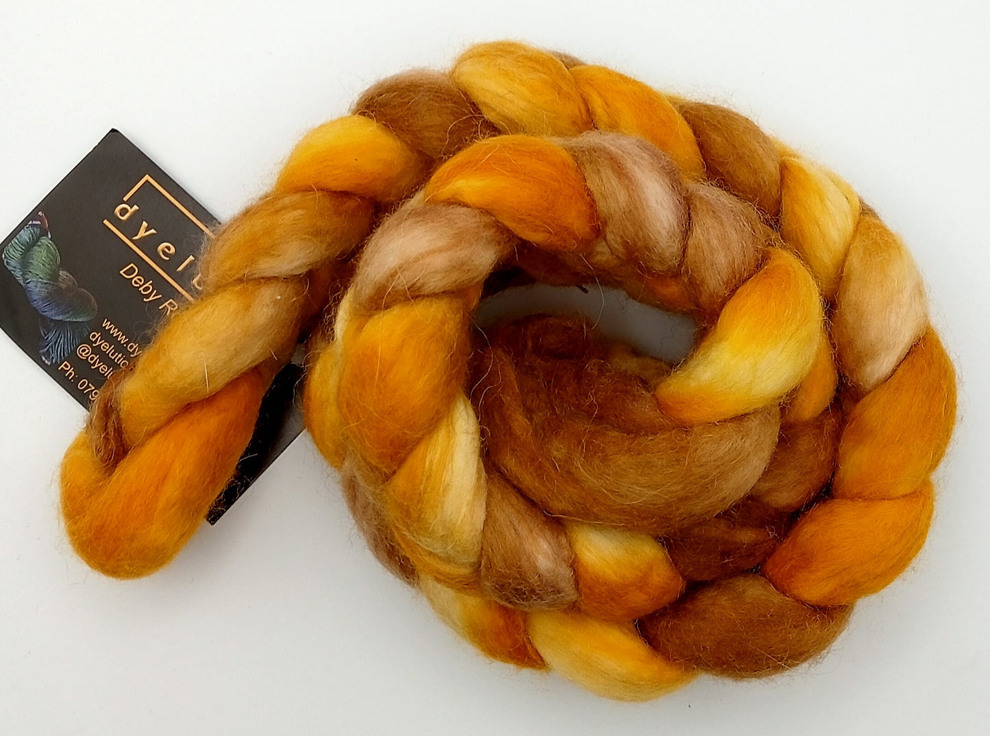 100G Hand dyed Royal baby alpaca- "Mr Bumble"