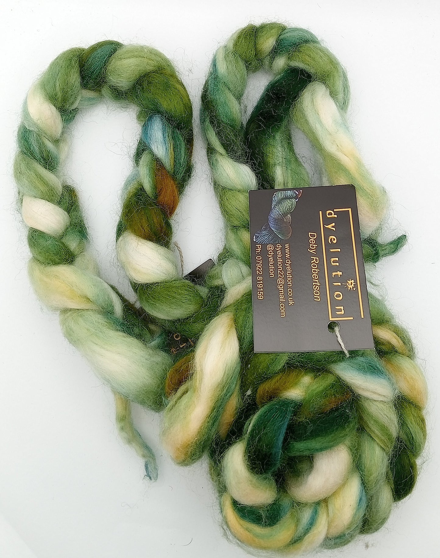 "Advocado" #2 50G Hand dyed Cashgora