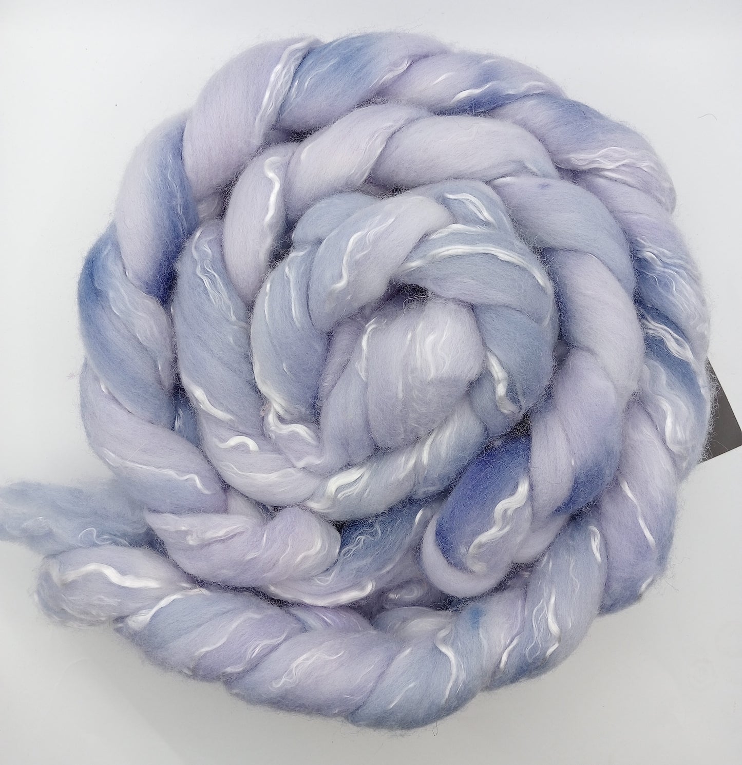 100G Merino/Tencel luxury fibre blend of hand dyed fibre combed top - "Lavendular"