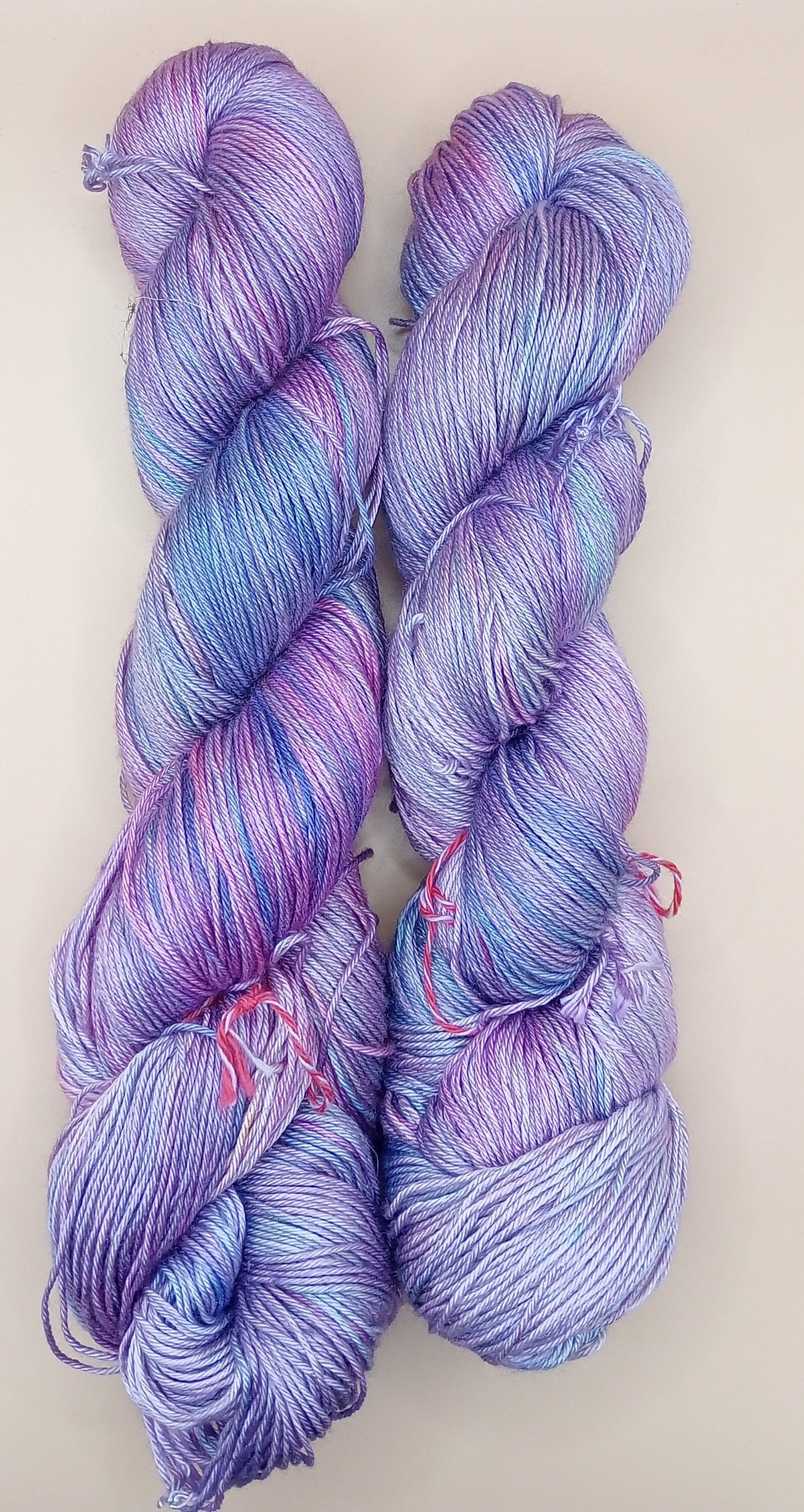 100G 'A' Grade Pure Mulberry Silk- "Multi" Hand Dyed 4 ply