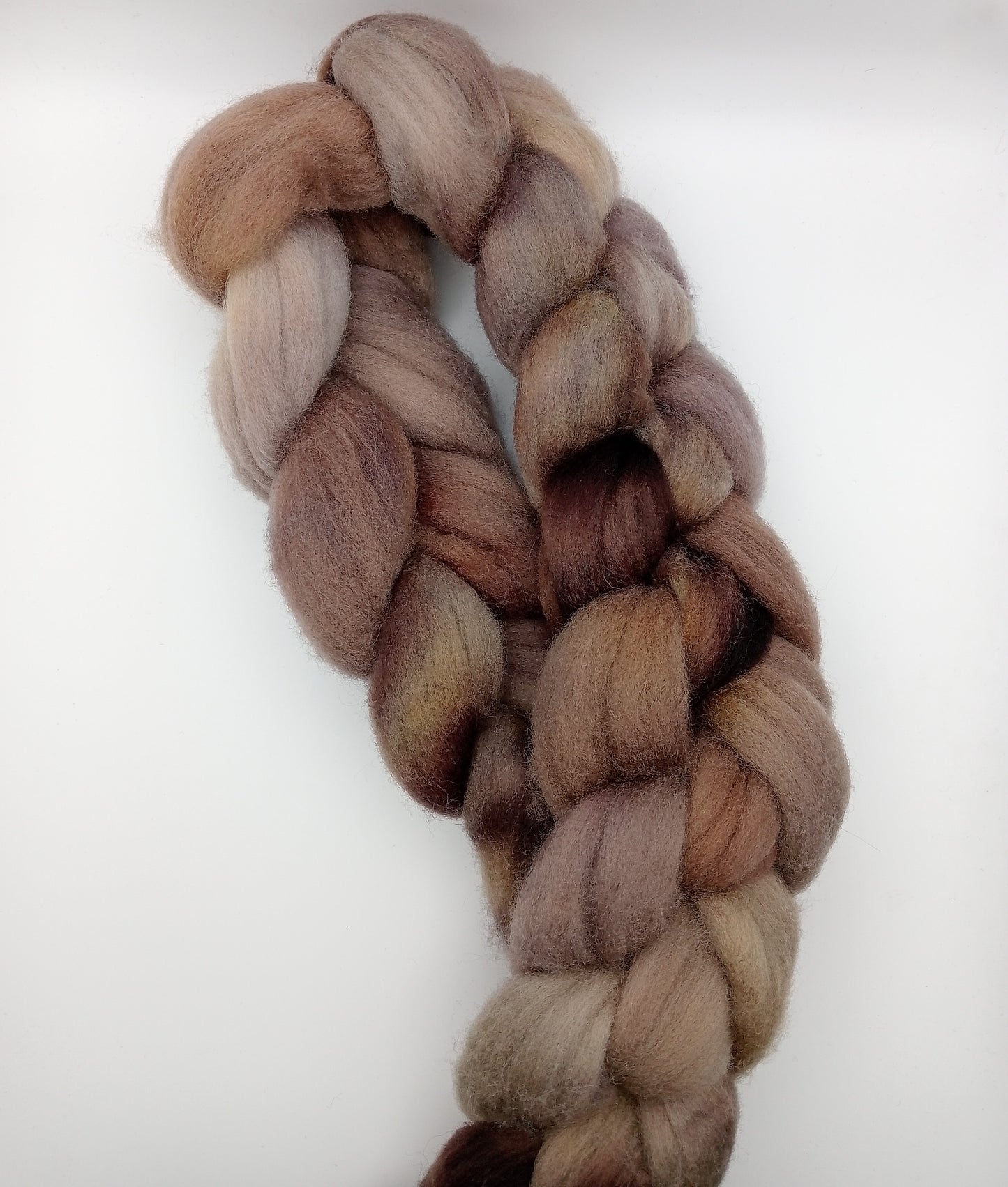 100G Falkland hand dyed fibre combed top - "Fallen Orchard"