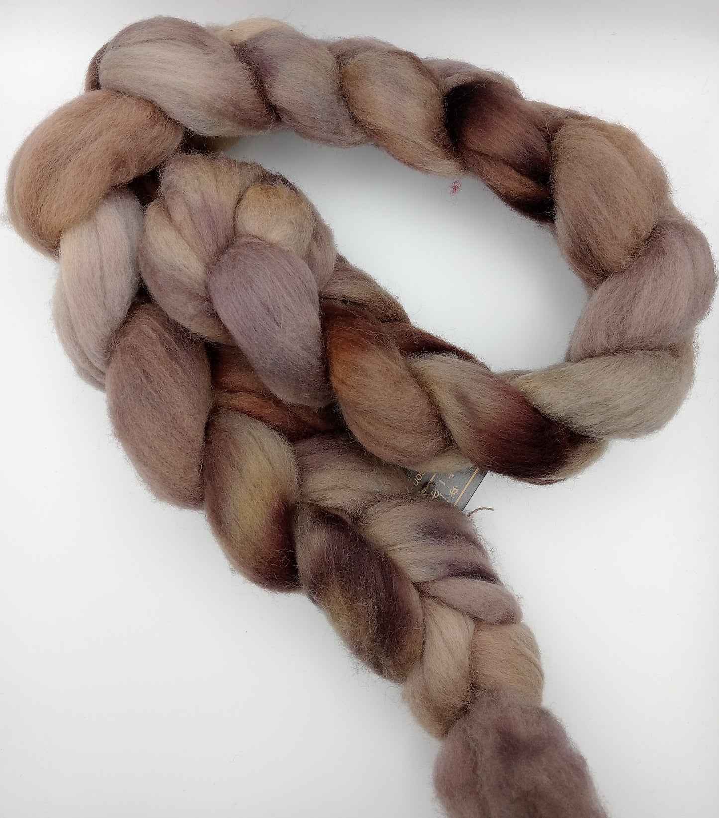 100G Falkland hand dyed fibre combed top - "Fallen Orchard"