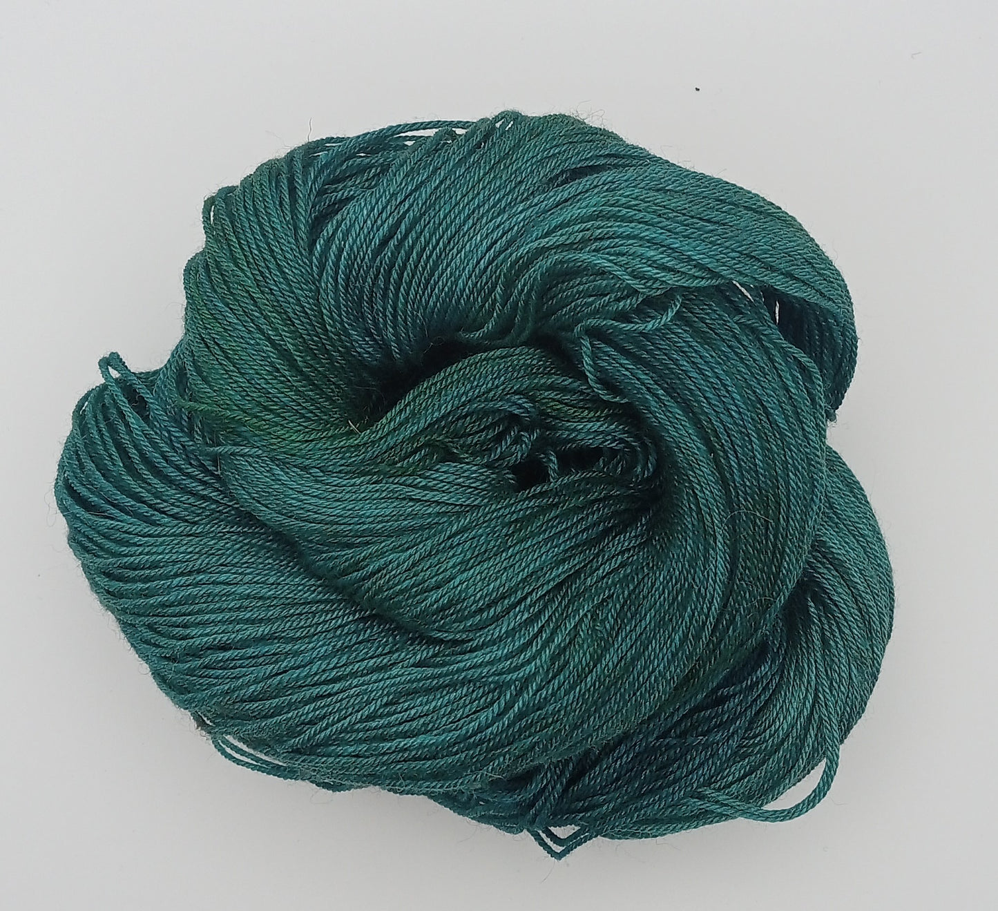 100G Merino/Silk/Yak hand dyed luxury Yarn 4 Ply- "Squeal for Teal"
