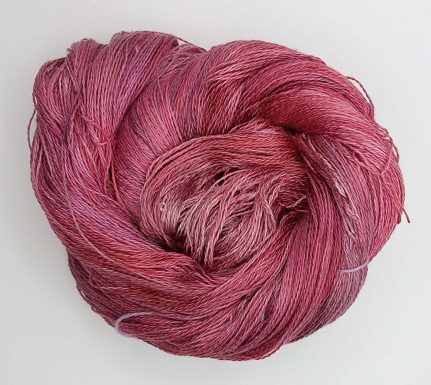 "Cherry"  Hand Dyed Lace weight 100G 'A' Grade Pure Mulberry Silk