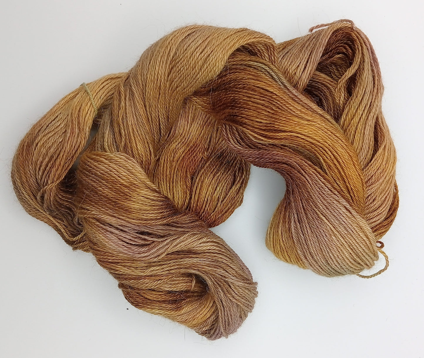 "Conker" 4 ply hand dyed 100G Alpaca/Silk/   Cashmere