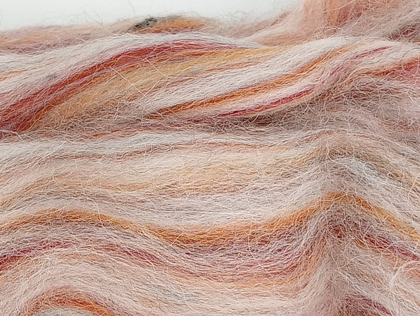 Merino/Aplaca/BFL/Wool/Viscose Nepp 100g combed top