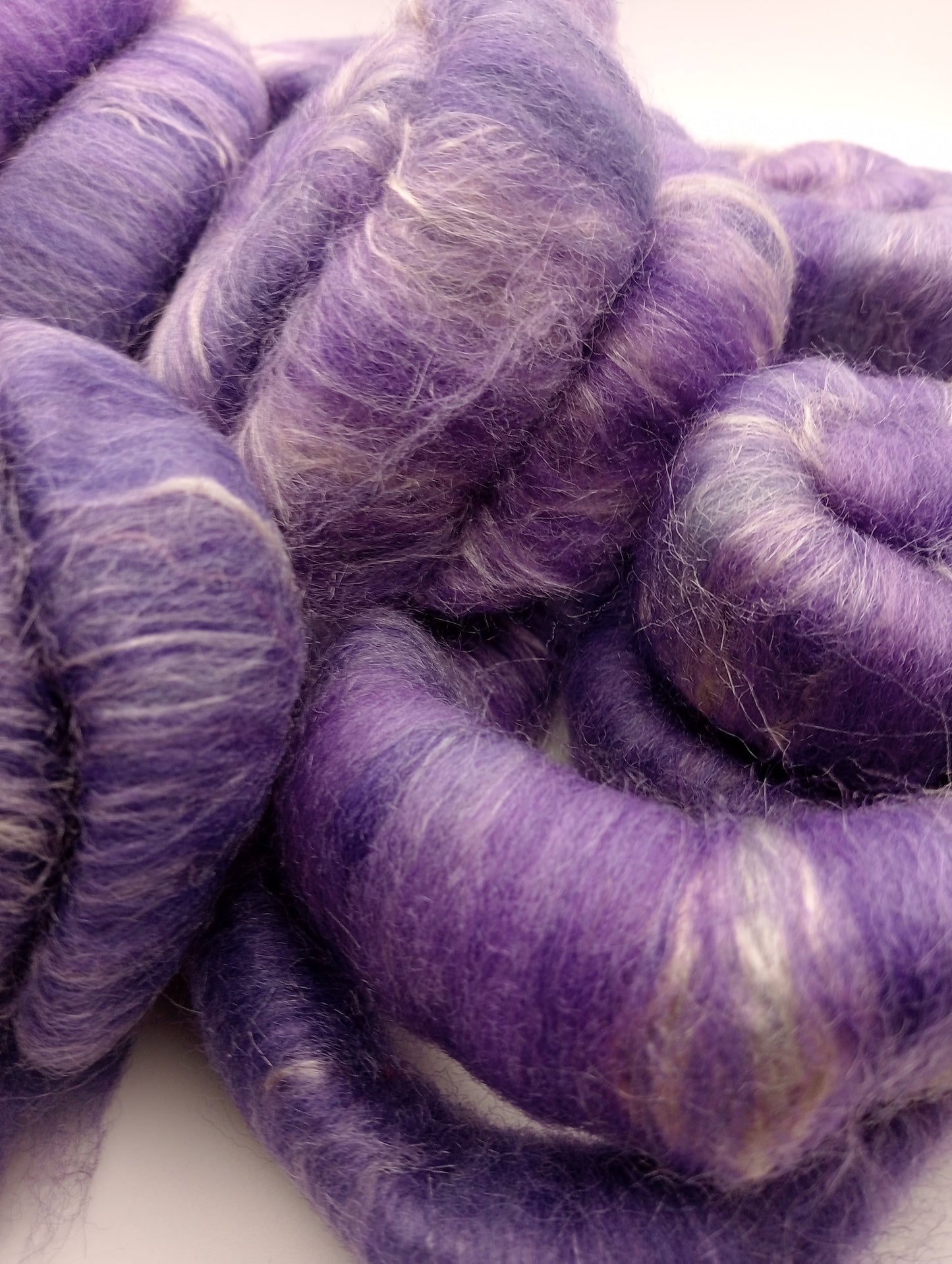 Purple rolags