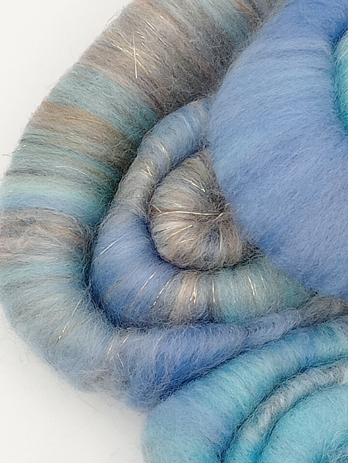 blues and grey rolags