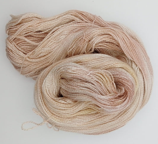 "Owl" 100G Alpaca/Silk hand dyed Lace Weight Yarn