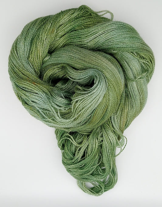 "Constable" 100G Alpaca/Silk hand dyed Lace Weight Yarn