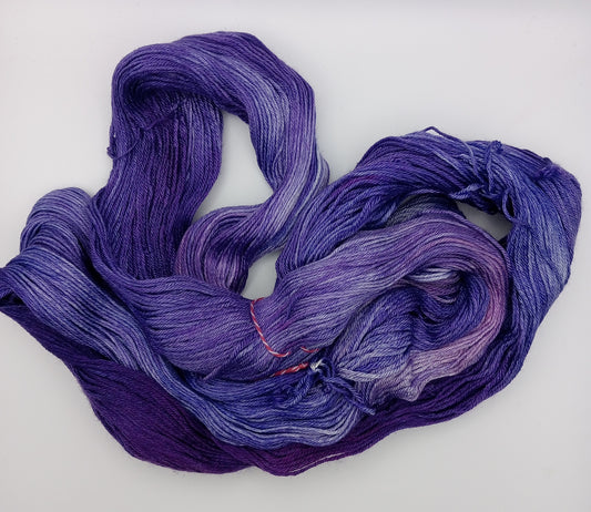 "Galaxy" - 100G Merino/Silk hand dyed Yarn 4 Ply
