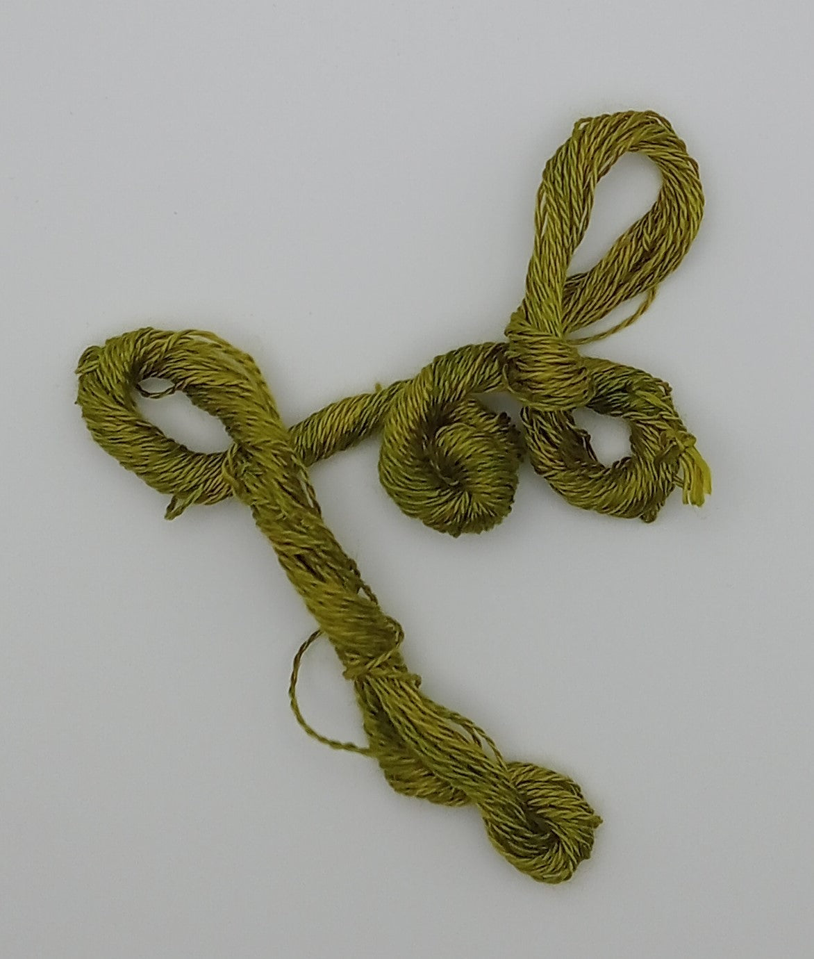 "Spring Greens" Georgian historical a grade mulberry silk 3g