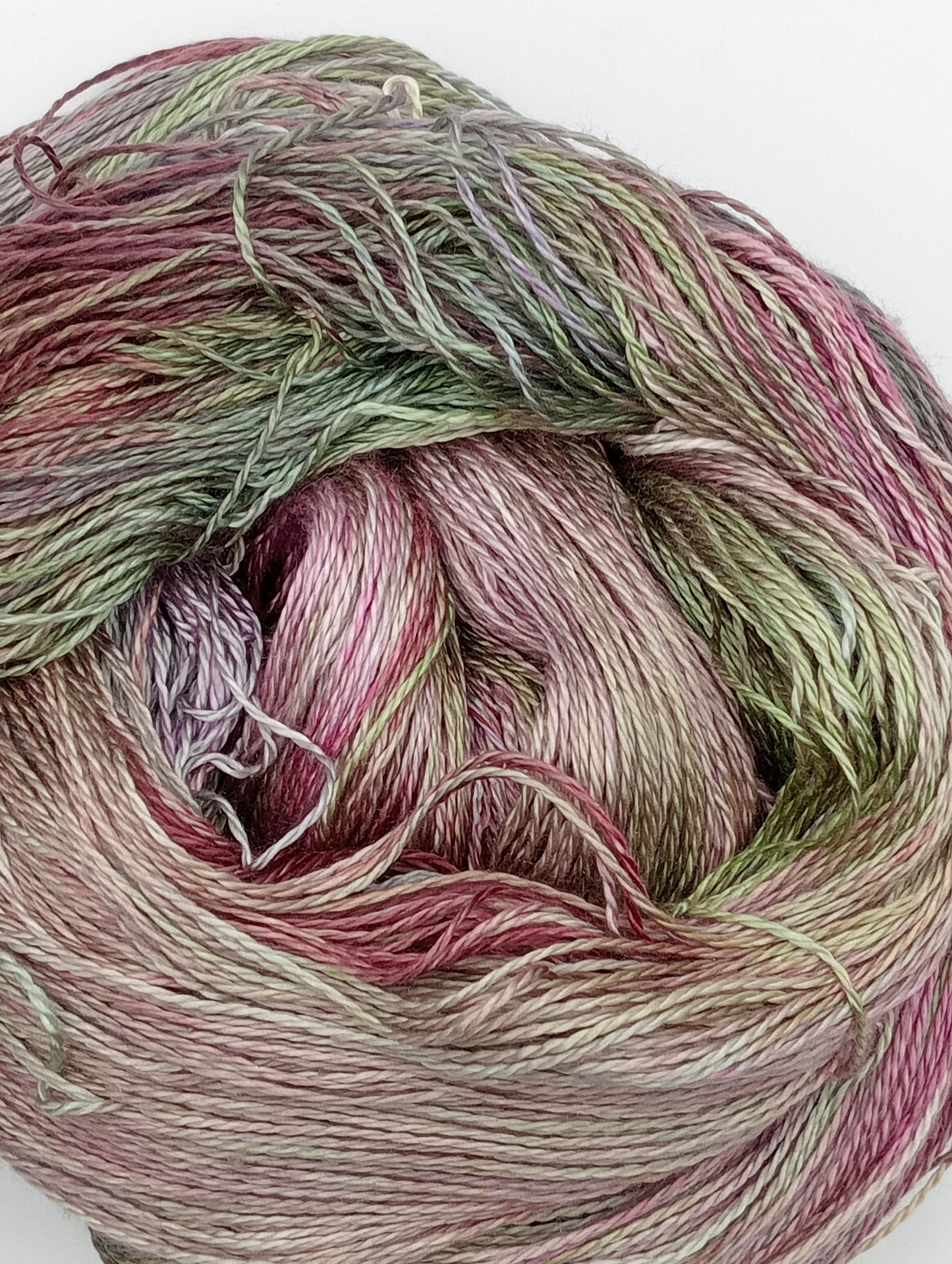 "Rosella silk"  Hand Dyed Lace weight 100G 'A' Grade Pure Mulberry Silk