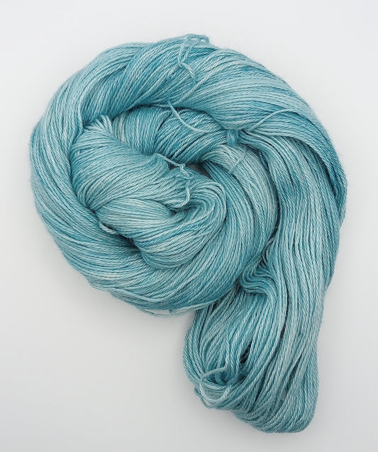 "Winter Glass" 4 ply hand dyed 100G Alpaca/Silk/   Cashmere