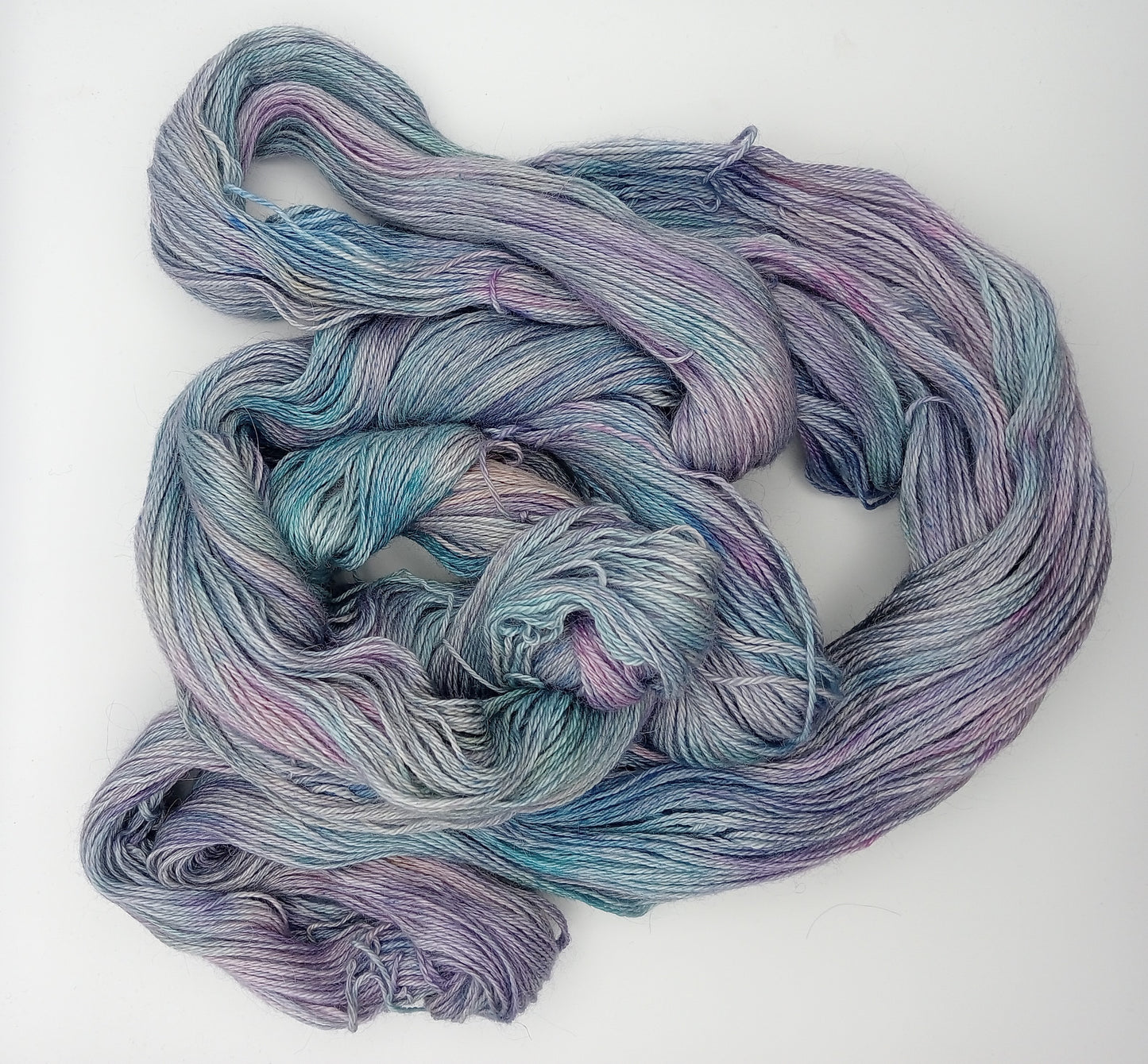 "Hibiscus" 4 ply hand dyed yarn 100G Alpaca/Silk/   Cashmere