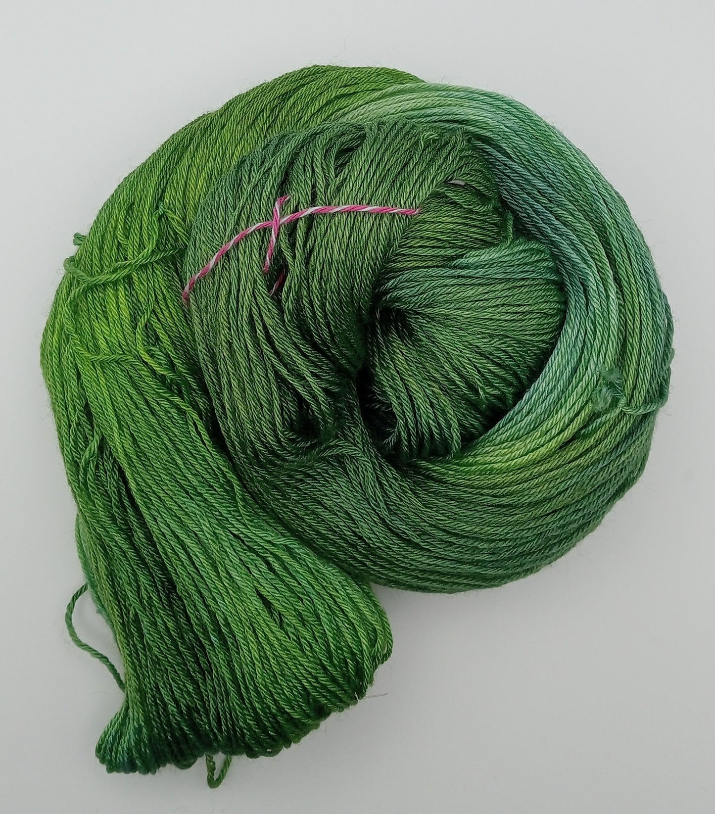"Goblin" 4 ply hand dyed yarn - 100G Bluefaced Leicester/Silk