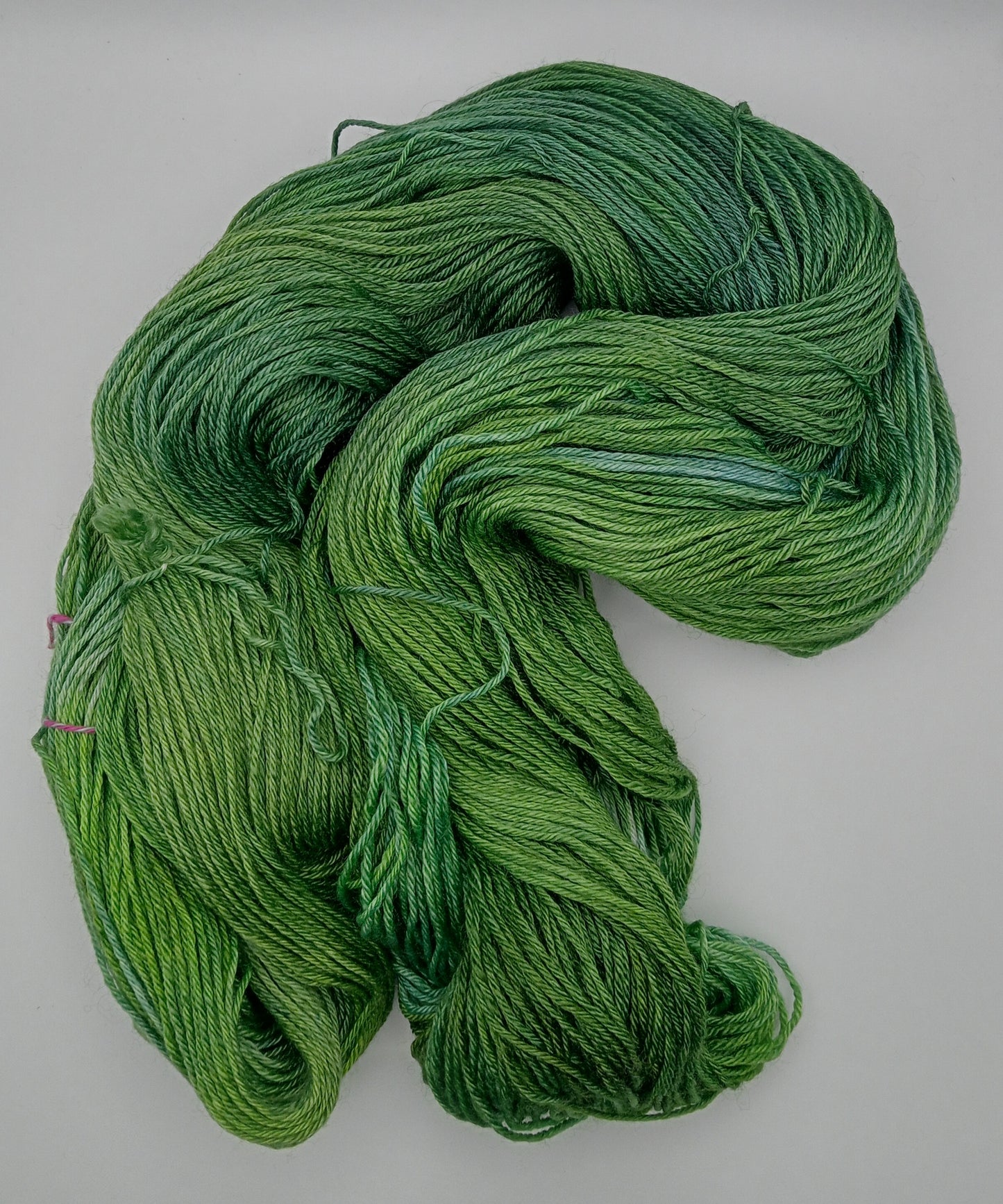 "Goblin" 4 ply hand dyed yarn - 100G Bluefaced Leicester/Silk