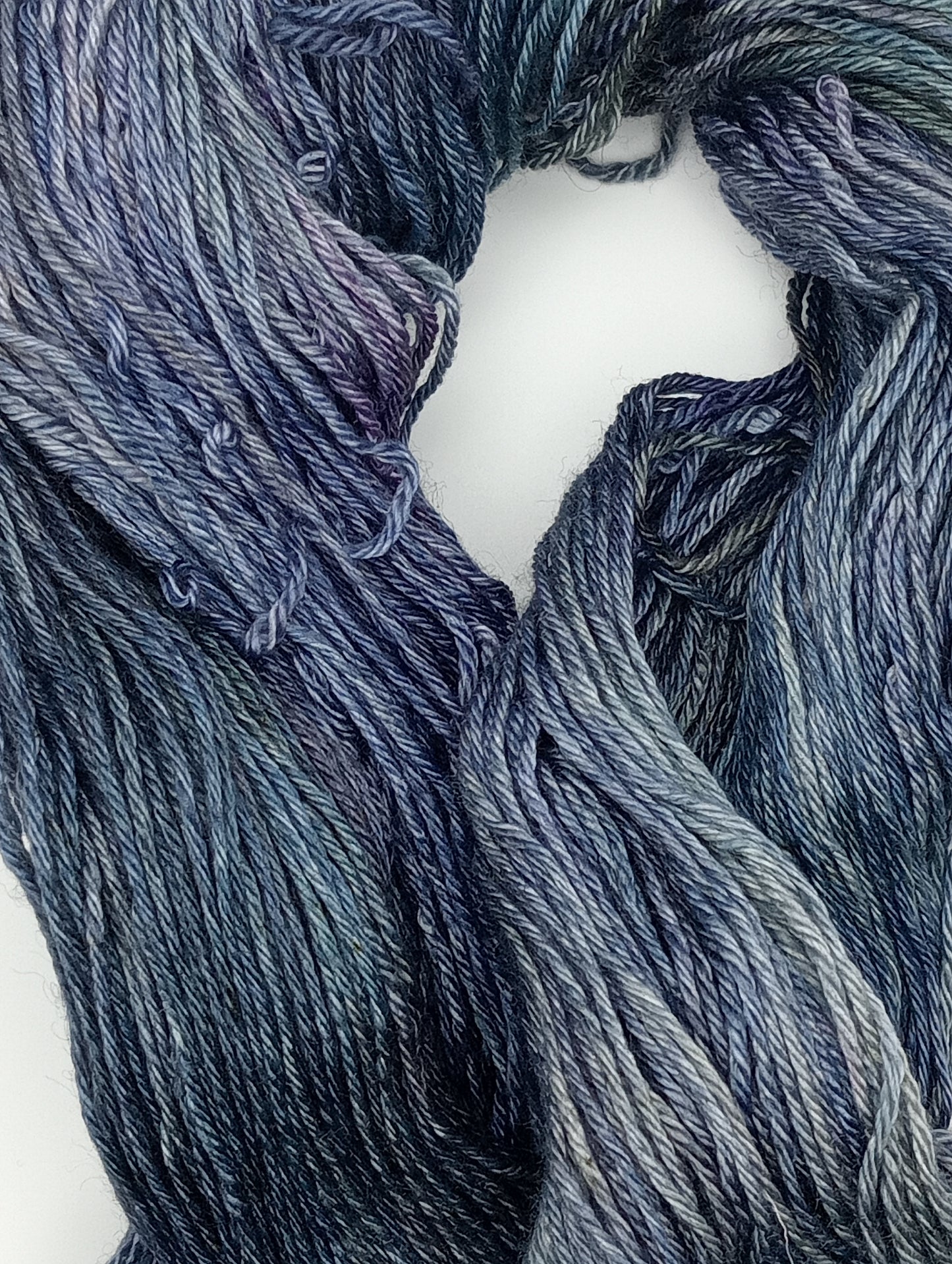 "Takehe" 4 ply hand dyed yarn 100G Bluefaced Leicester/Silk