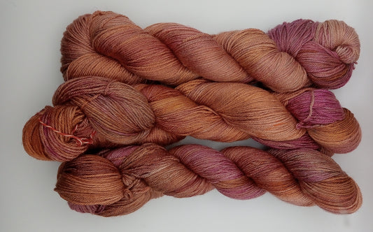"Opulence" 100G Merino/Silk hand dyed luxury Yarn 4 Ply