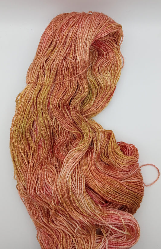 "BriarV2" 100G Bluefaced Leicester/Silk hand dyed 4 ply Yarn
