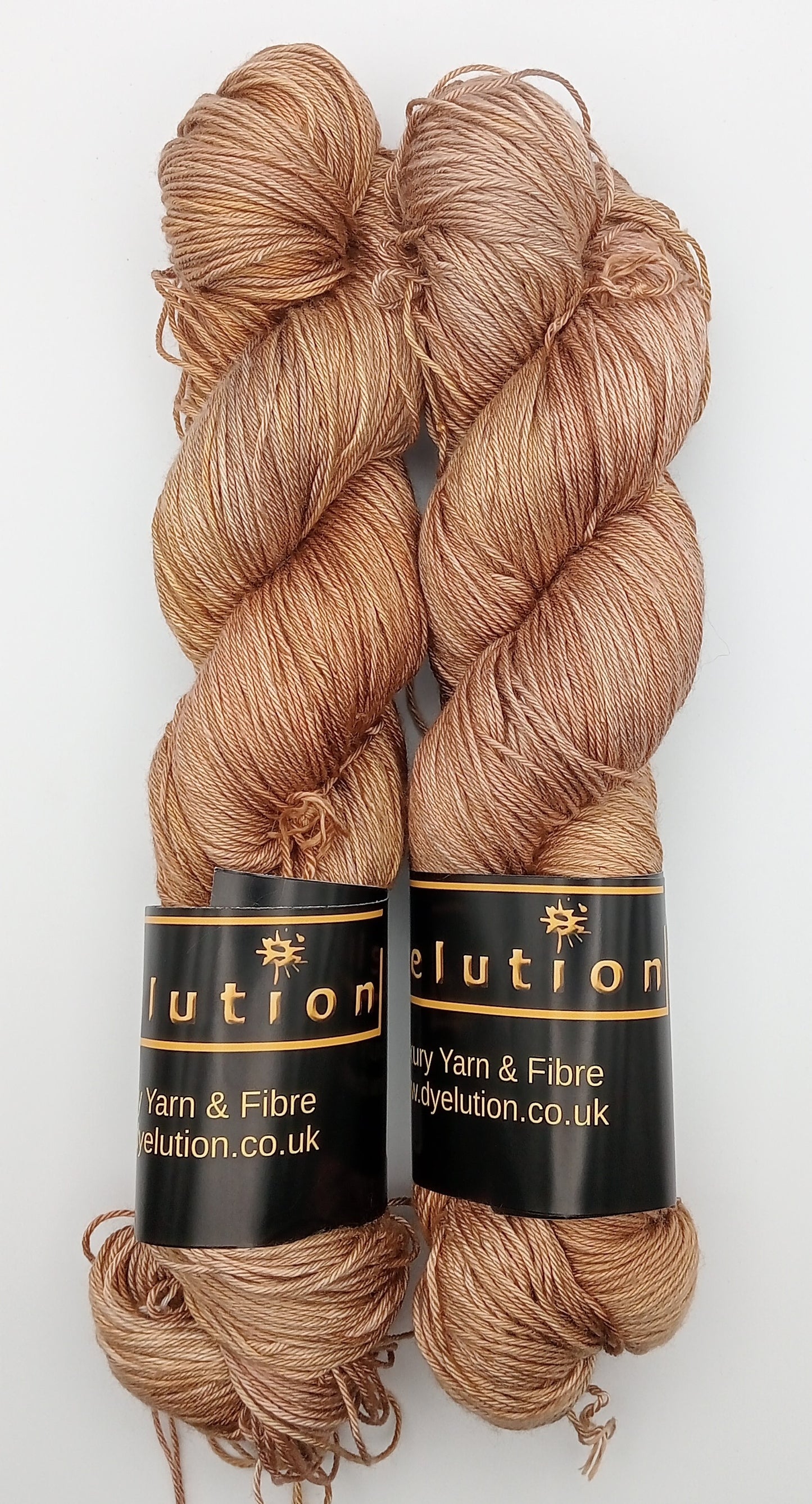 "Gold tones"  silk 4 ply 100G 'A' Grade Pure Mulberry hand dyed