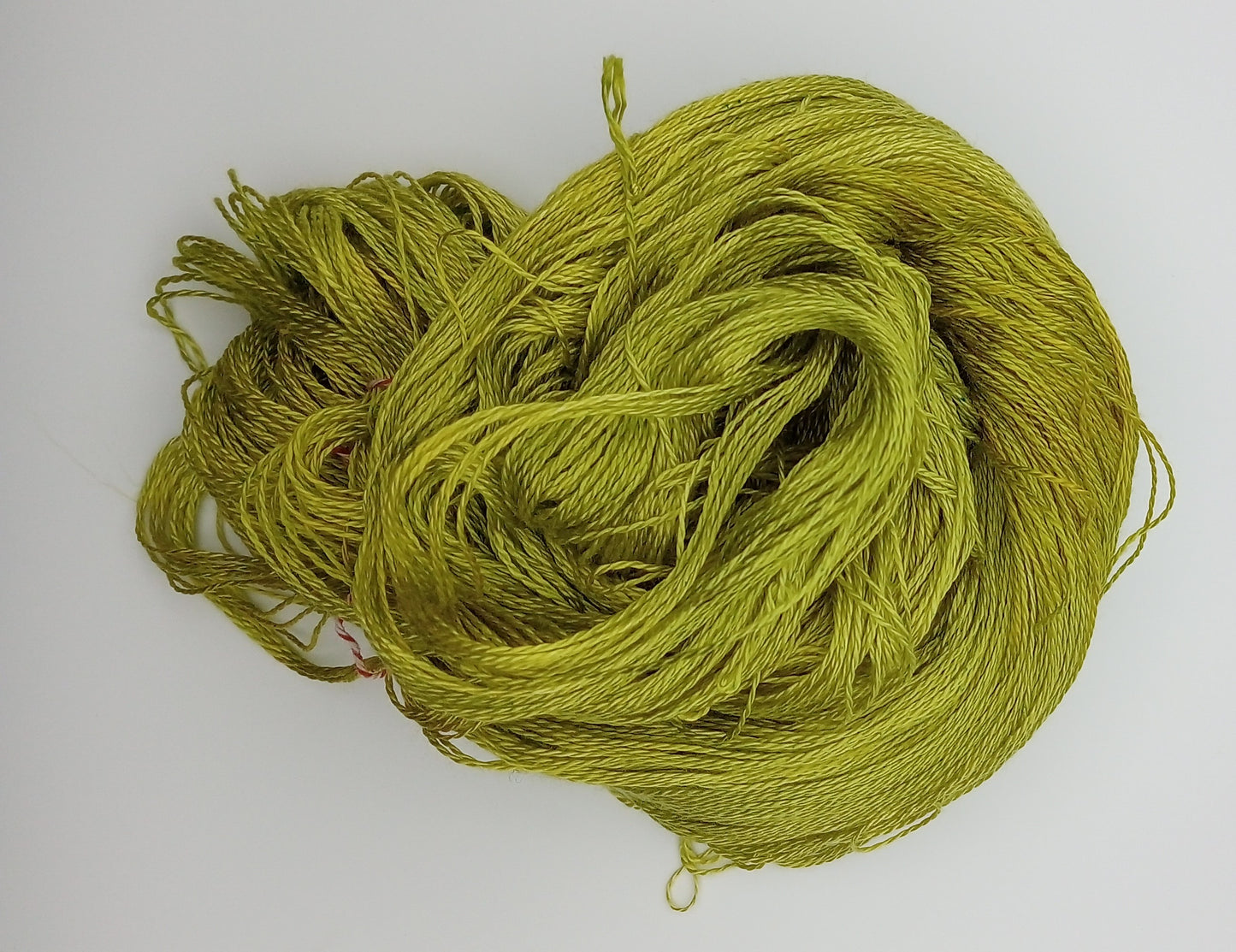 "Olive"  Hand Dyed Lace weight 100G 'A' Grade Pure Mulberry Silk