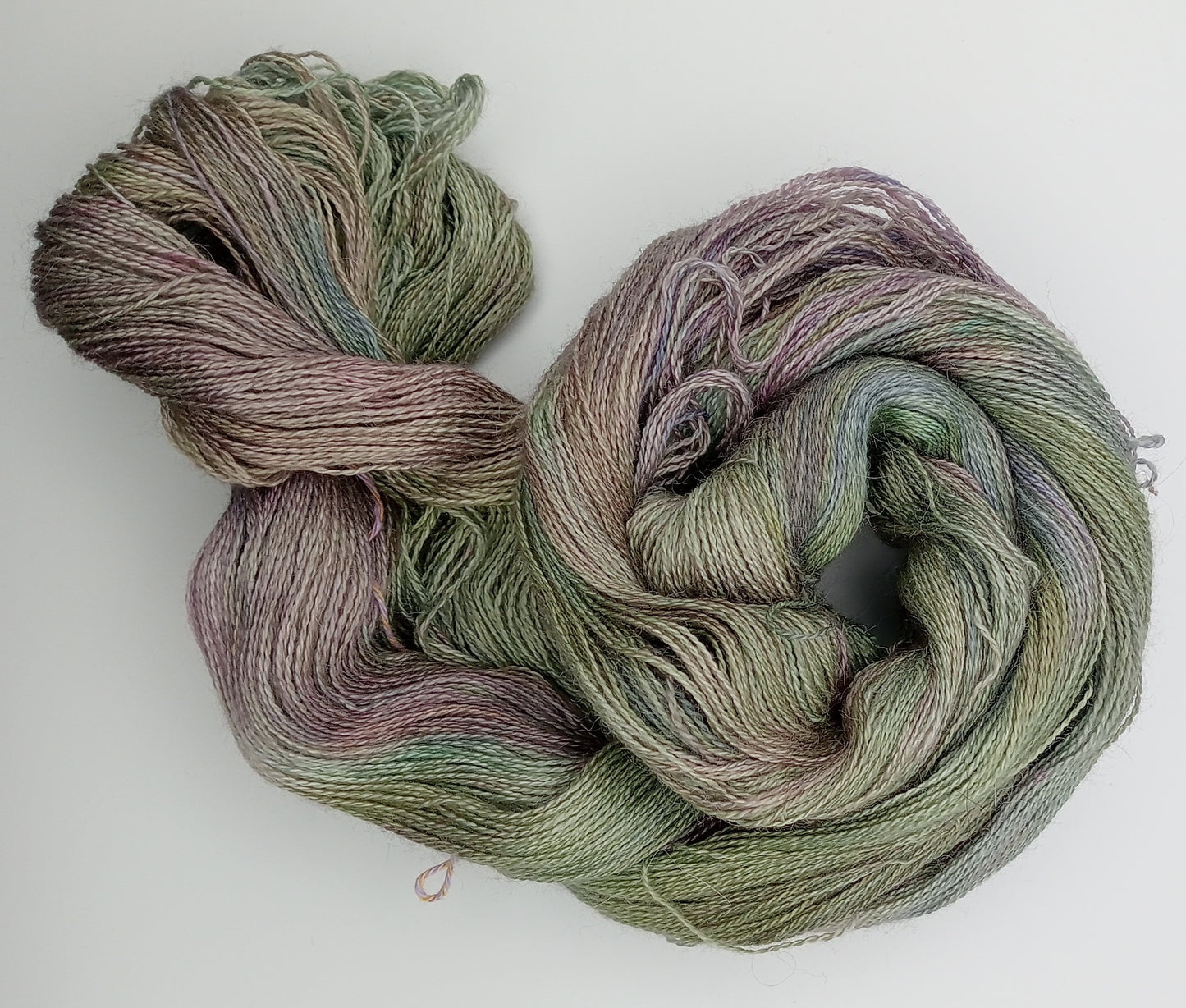 "Seraphine" Lace Alpaca/Silk/   Cashmere hand dyed Lace Weight Yarn