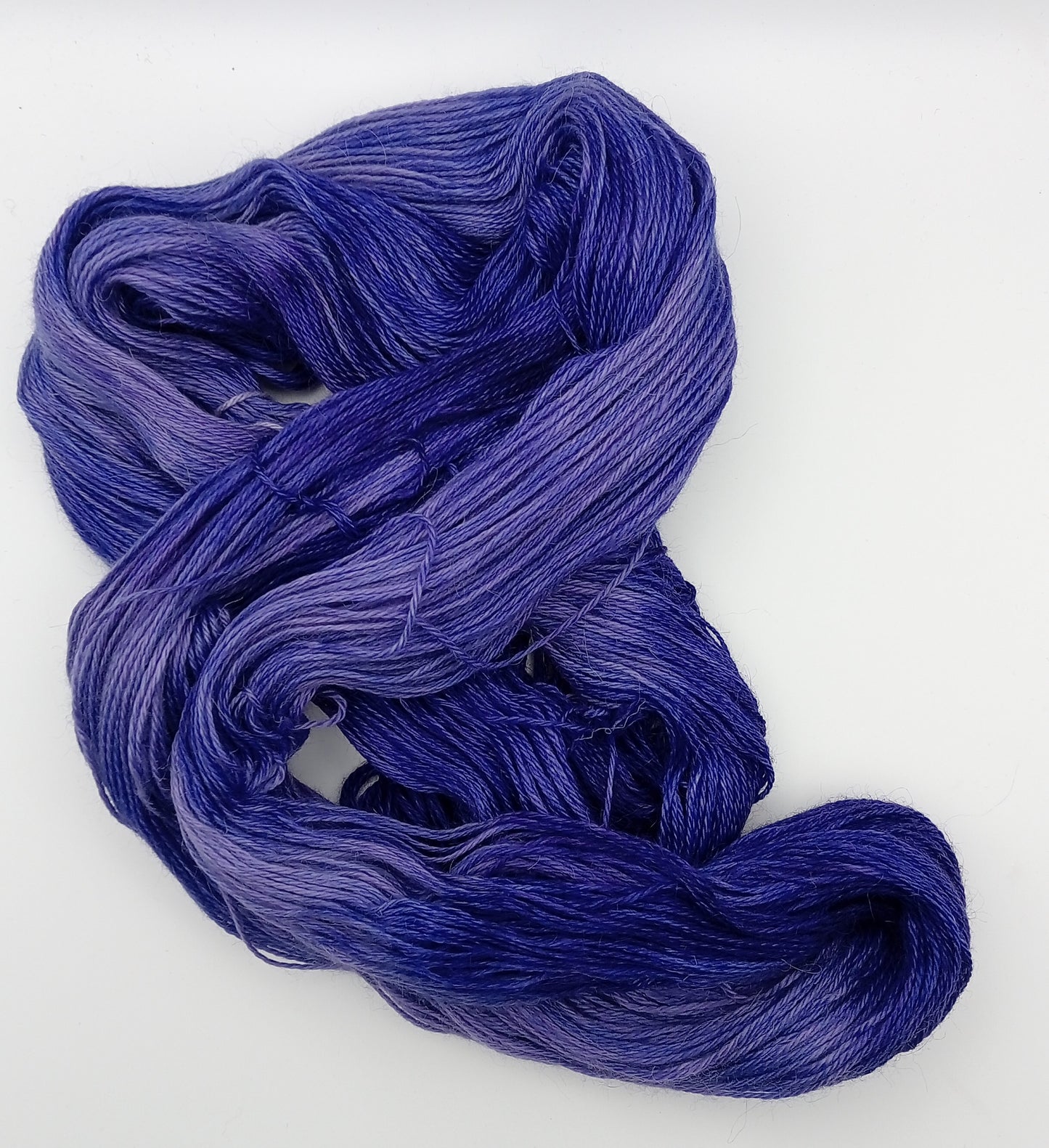 "Violet" 4 ply hand dyed 100G Alpaca/Silk/ Cashmere
