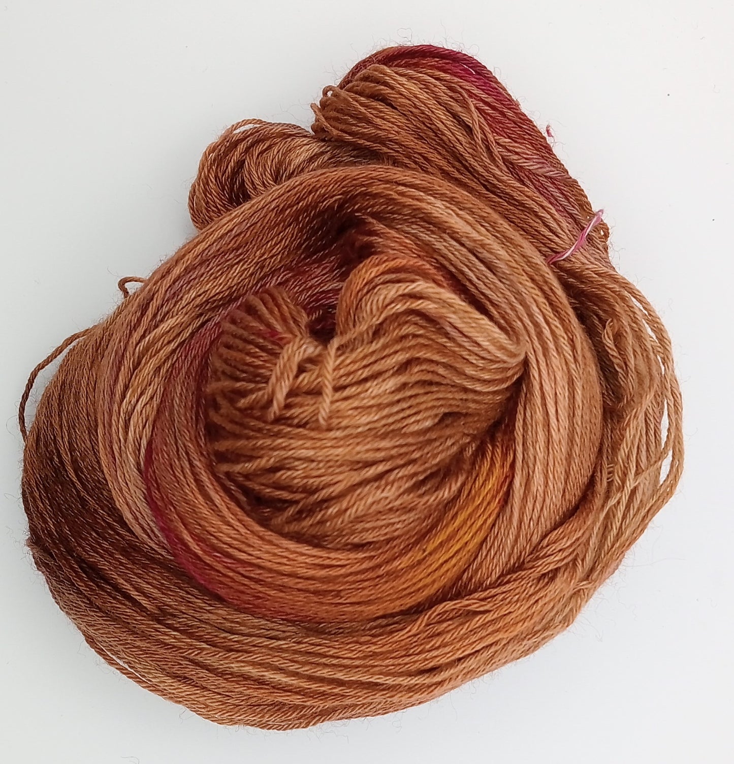 "Opulence" 4 ply hand dyed yarn - 100G Bluefaced Leicester/Silk