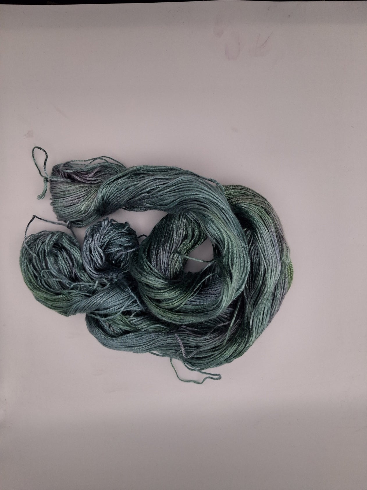 "DK-Tencel" 100G hand dyed luxury Yarn (Sage Greens)