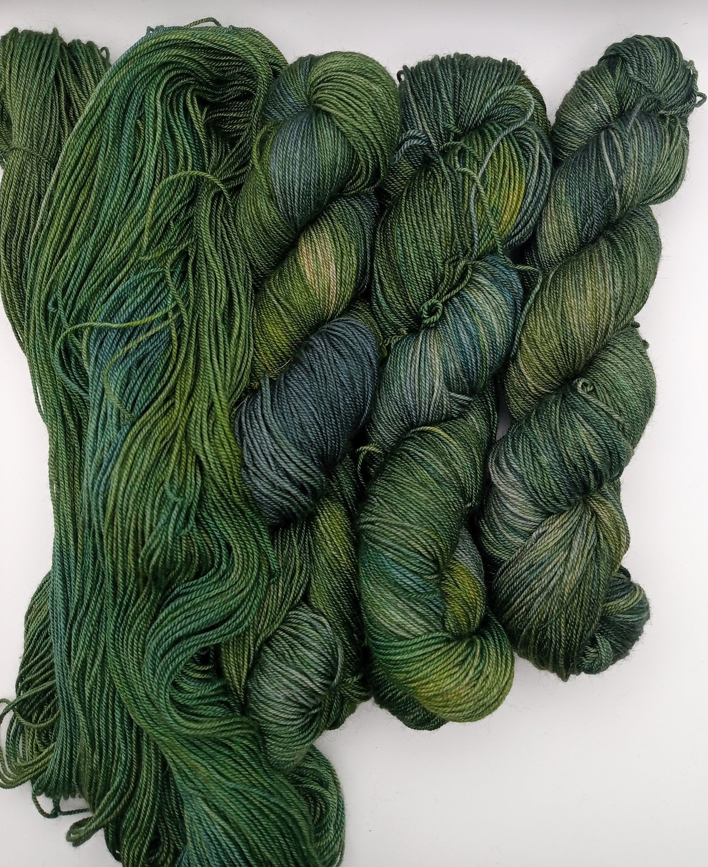 100G Merino/Silk/Yak hand dyed luxury Yarn 4 Ply- "Supplejack"