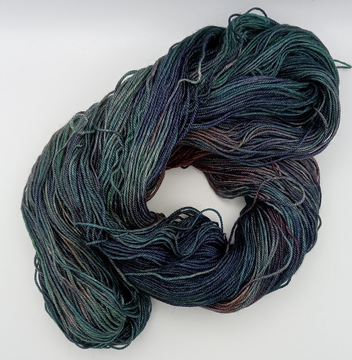 100G Merino/Silk/Yak hand dyed luxury Yarn 4 Ply- "Tui"
