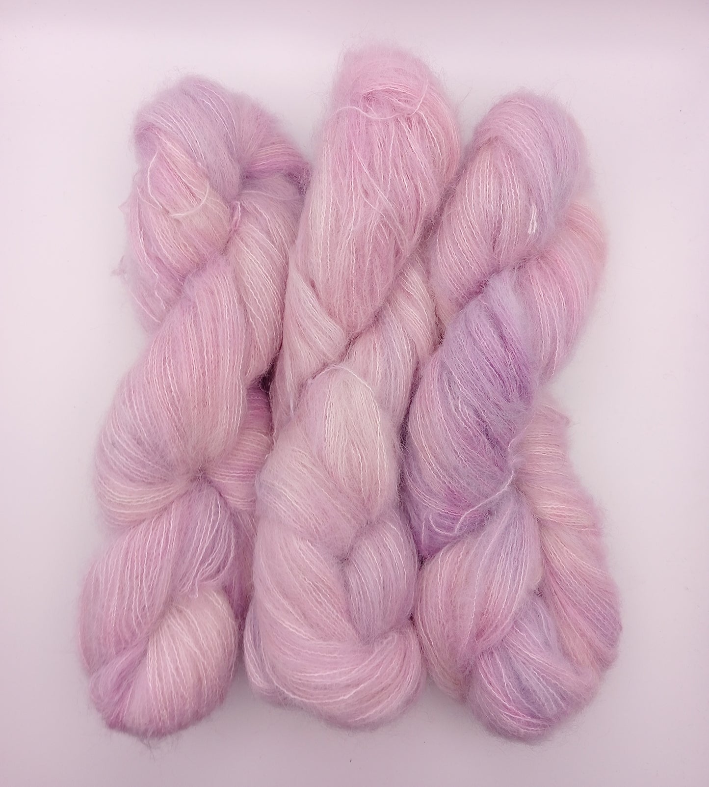 "Water Lily" - Baby Suri Alpaca/Mulberry Silk